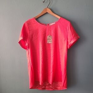 Hayden Los Angeles Coral Blouse Size Large